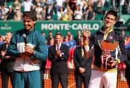 Rafael Nadal (left) and Novak Djokovic